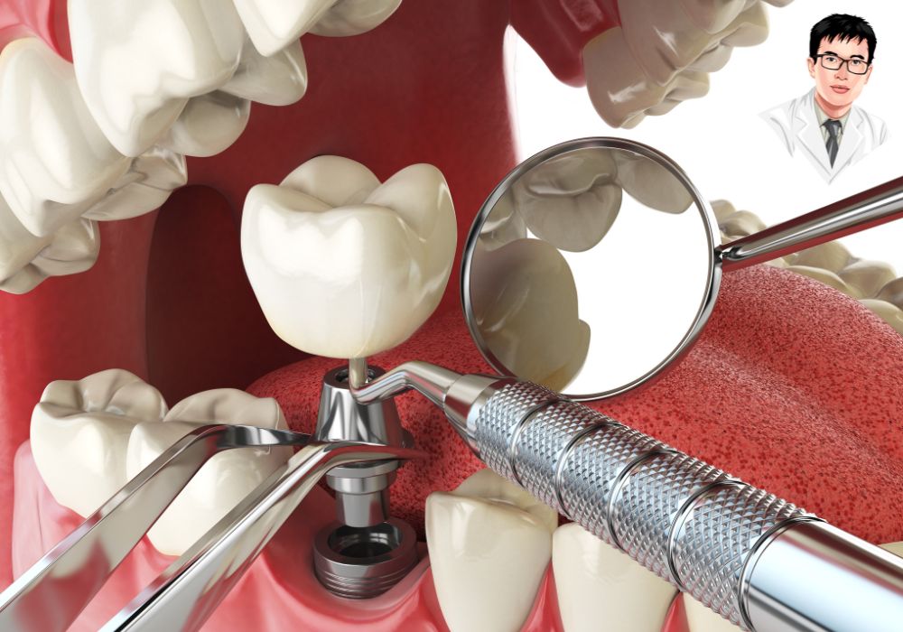 Lắp mão sứ lên trụ implant – Bước hoàn thiện phục hình răng đã mất Lắp mão sứ lên trụ implant – Bước hoàn thiện phục hình răng đã mất